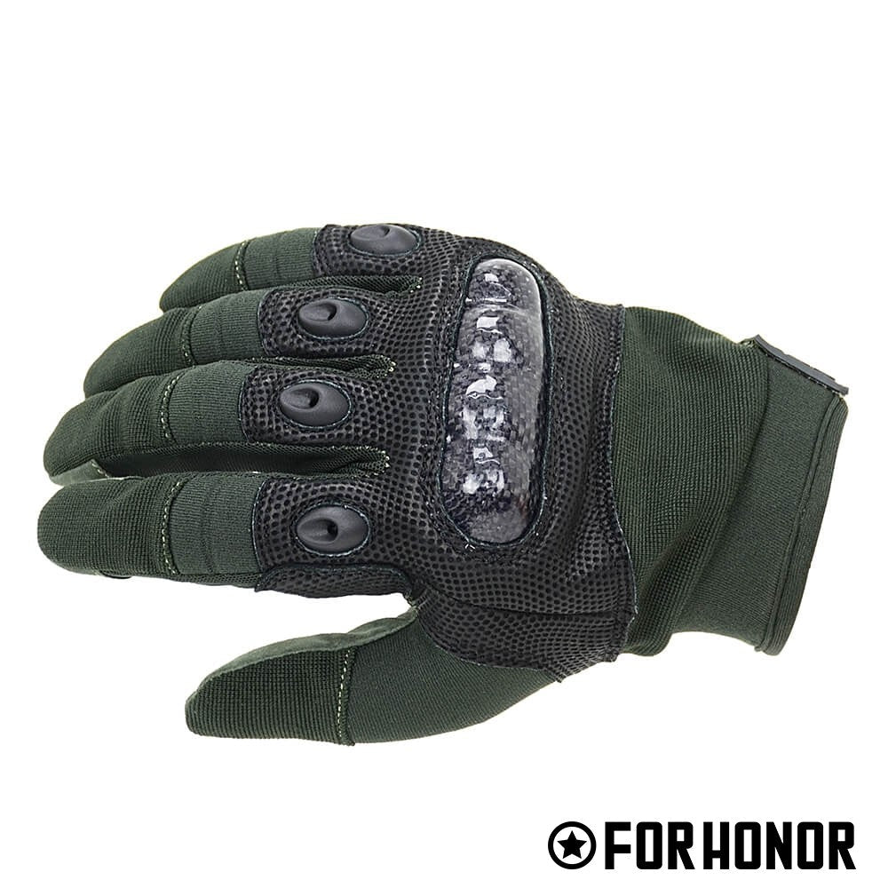 LUVA TÁTICA CARBON FIBER - OLIVE GREEN
