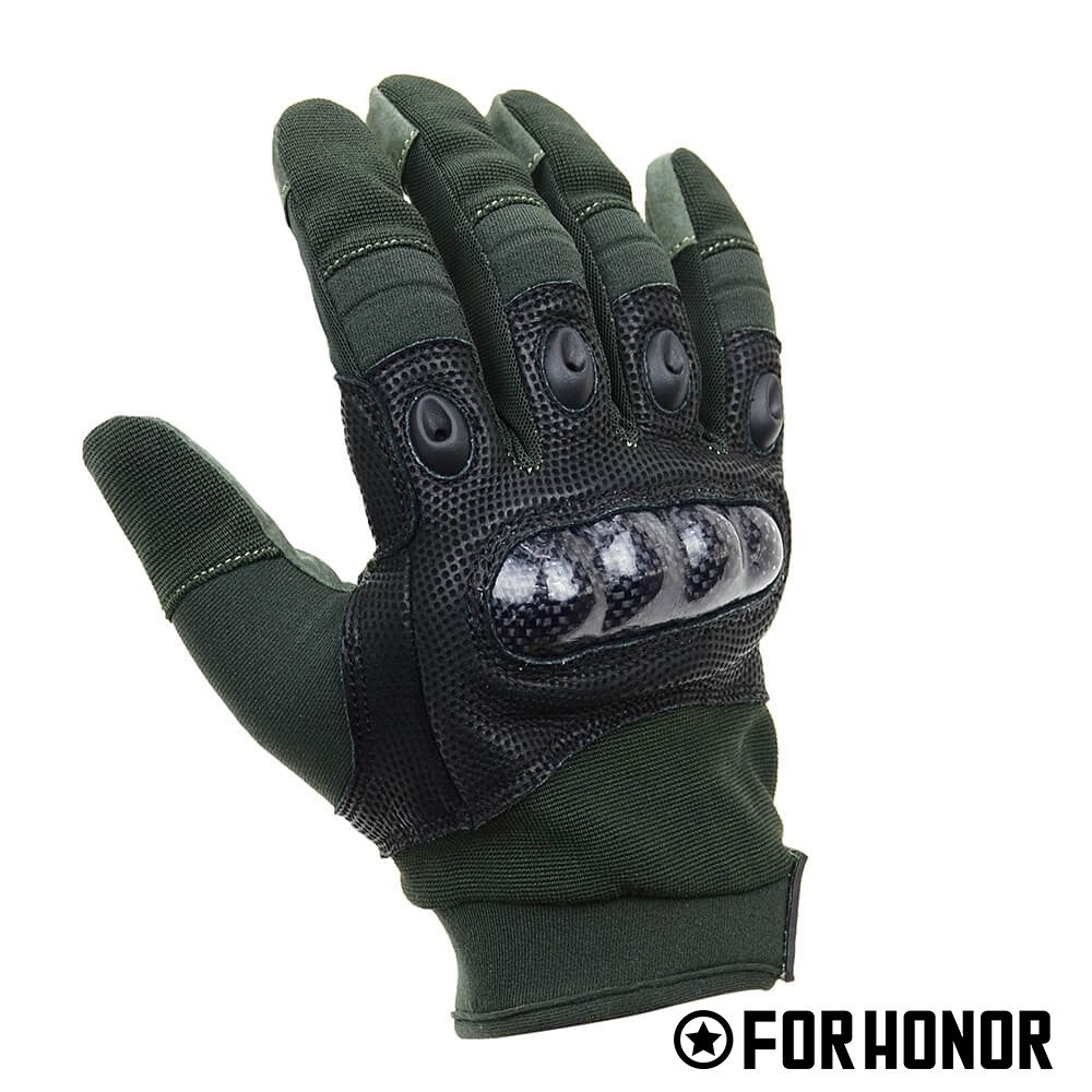 LUVA TÁTICA CARBON FIBER - OLIVE GREEN