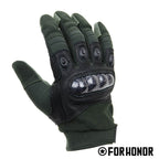 LUVA TÁTICA CARBON FIBER - OLIVE GREEN