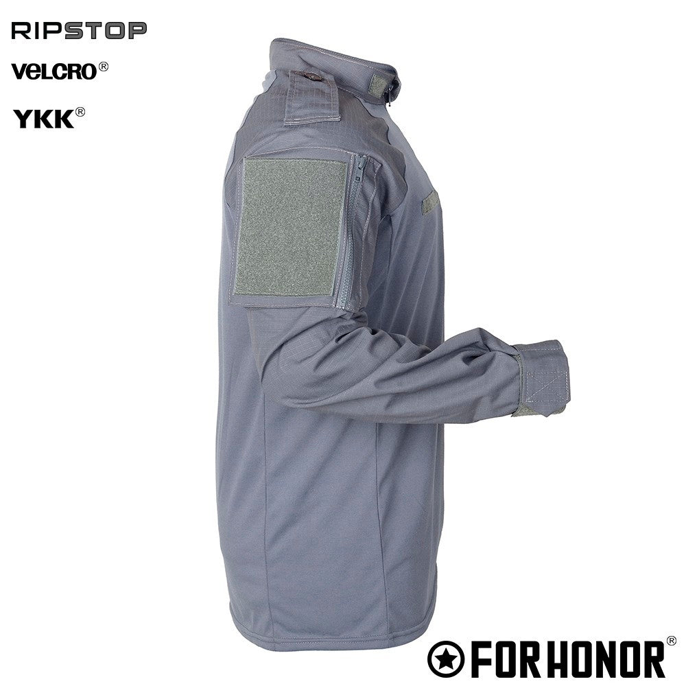COMBAT SHIRT 716 - CINZA BANDEIRANTE PMESP