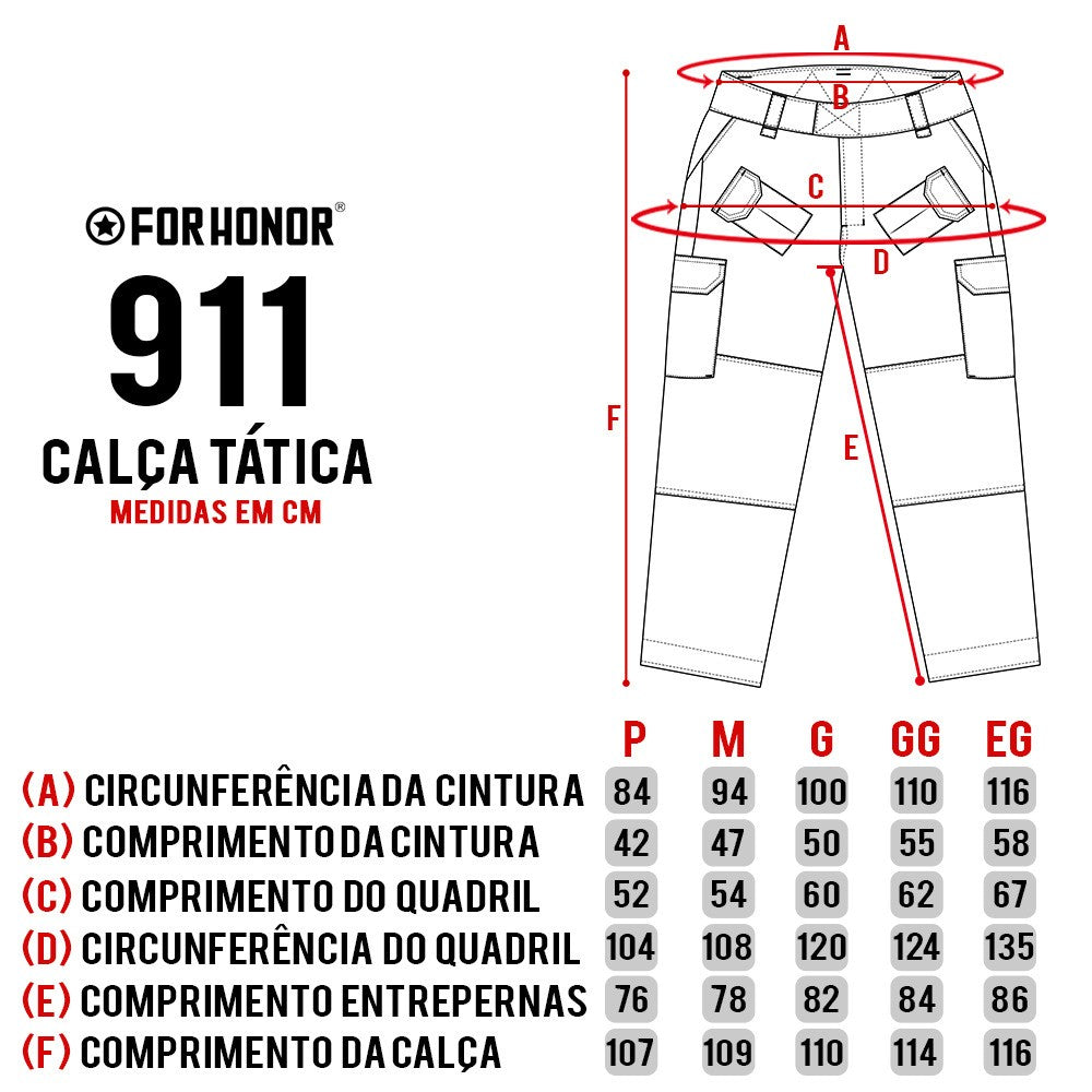 CALÇA COMBAT 911 - MARINHO DARK NAVY