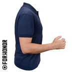 CAMISA POLO MARINHO LISA