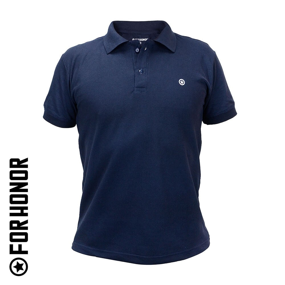 CAMISA POLO MARINHO LISA