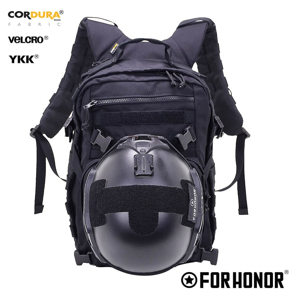 Mochila Modular Porta-Capacete Cordura 1000 – BLACK