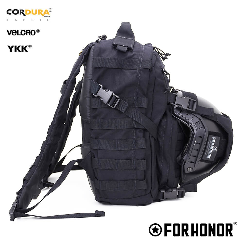 Mochila Modular Porta-Capacete Cordura 1000 – BLACK