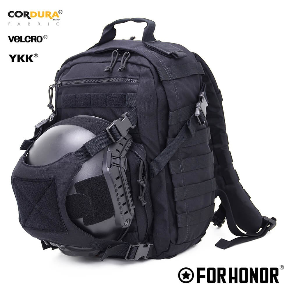 Mochila Modular Porta-Capacete Cordura 1000 – BLACK
