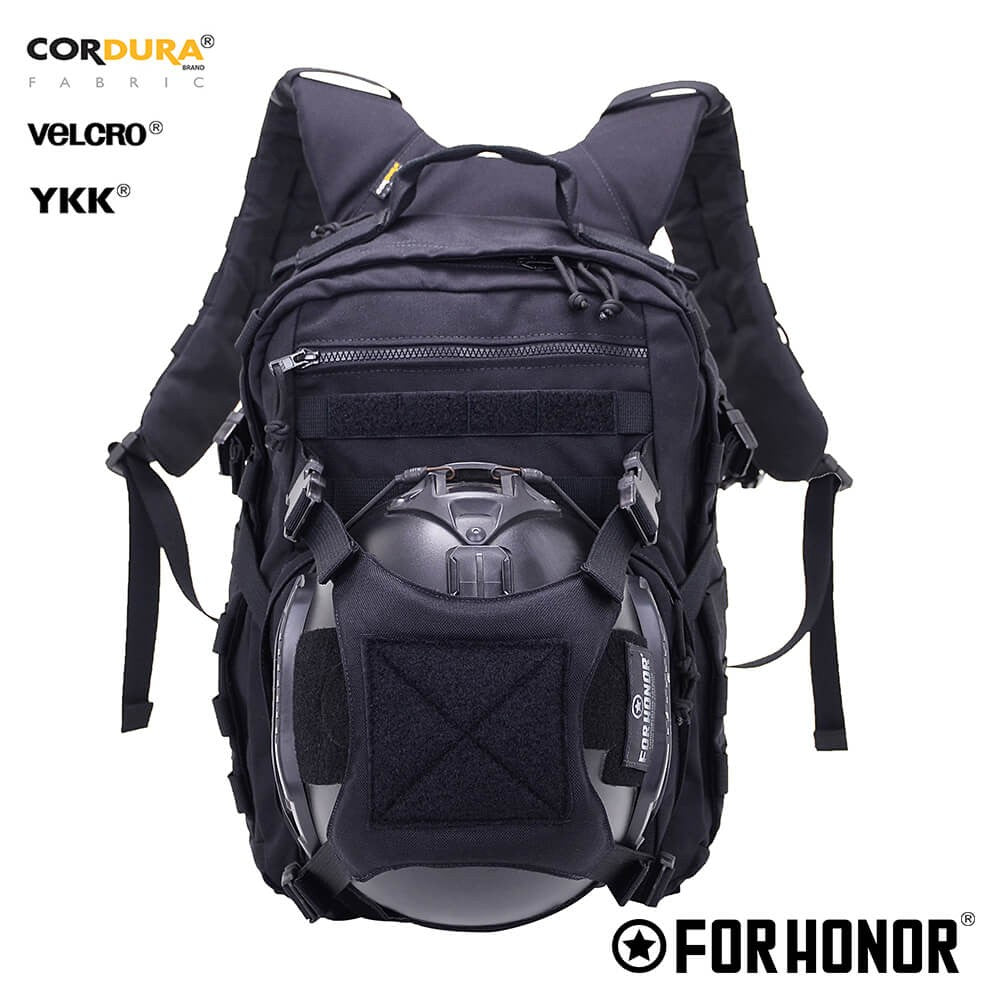Mochila Modular Porta-Capacete Cordura 1000 – BLACK