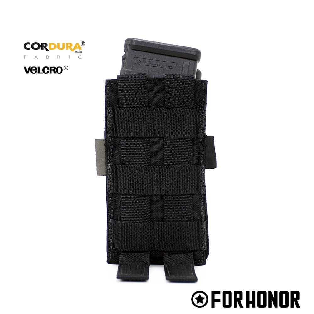 Porta Carregador de FUZIL SIMPLES COM ABA (5.56) - BLACK