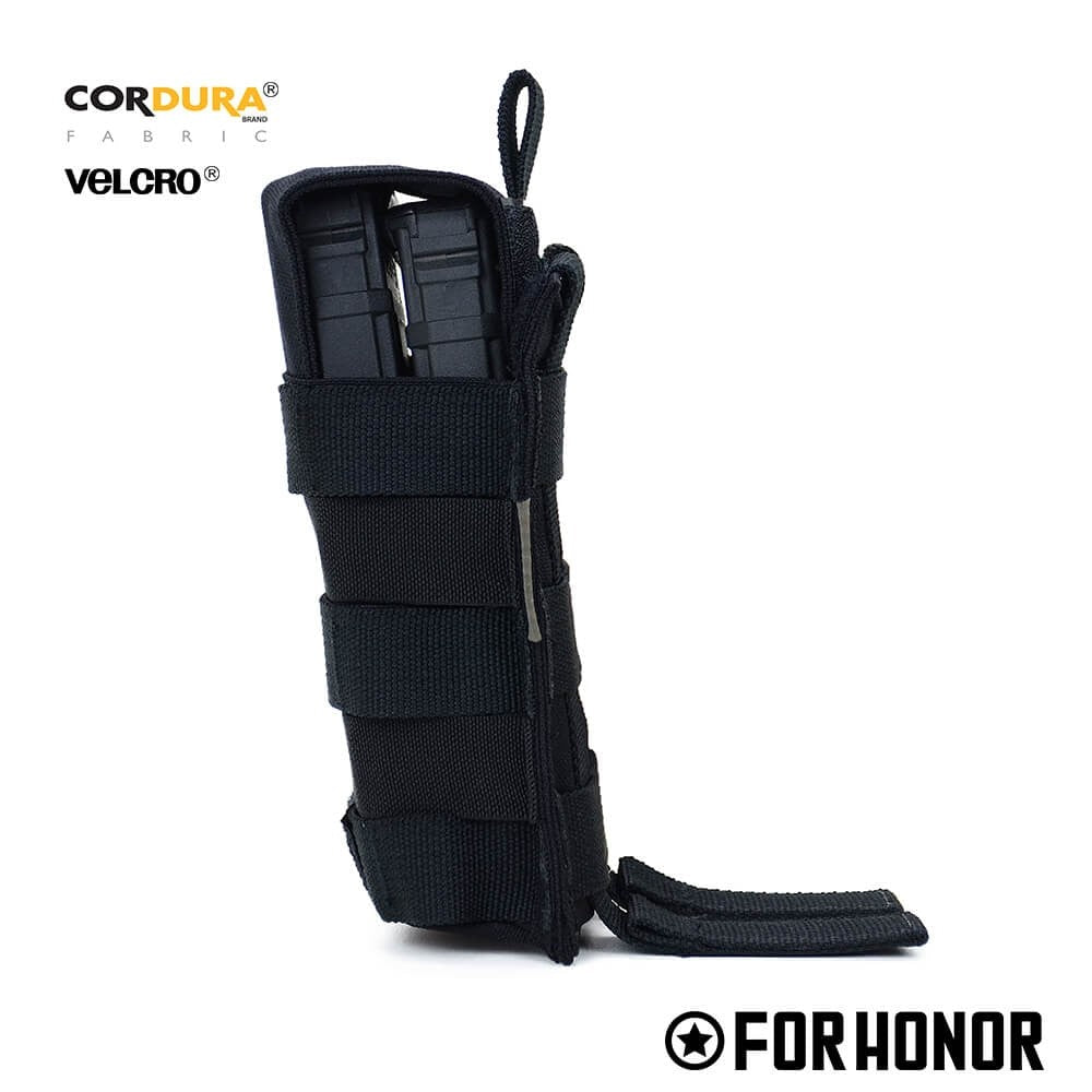 Porta Carregador de FUZIL SIMPLES COM ABA (5.56) - BLACK