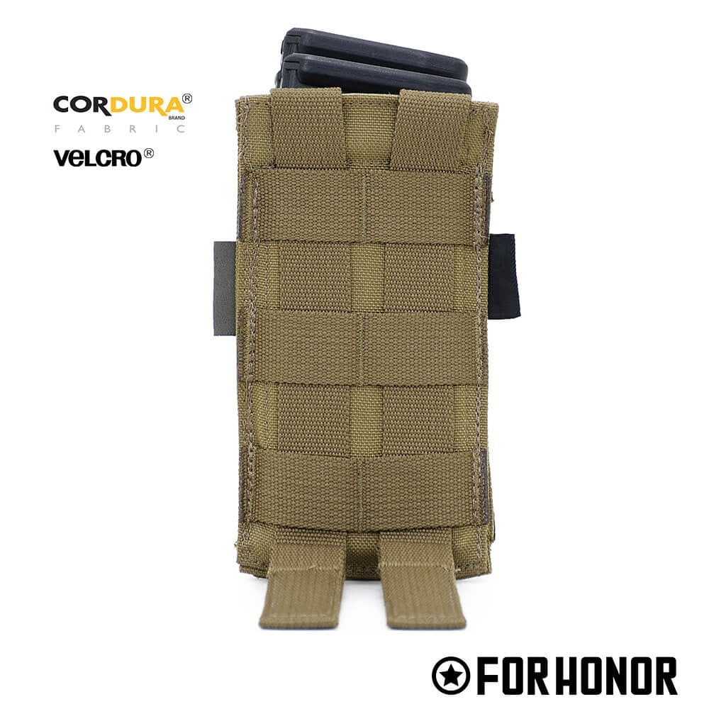 Porta Carregador de FUZIL SIMPLES COM ABA (5.56) - COYOTE