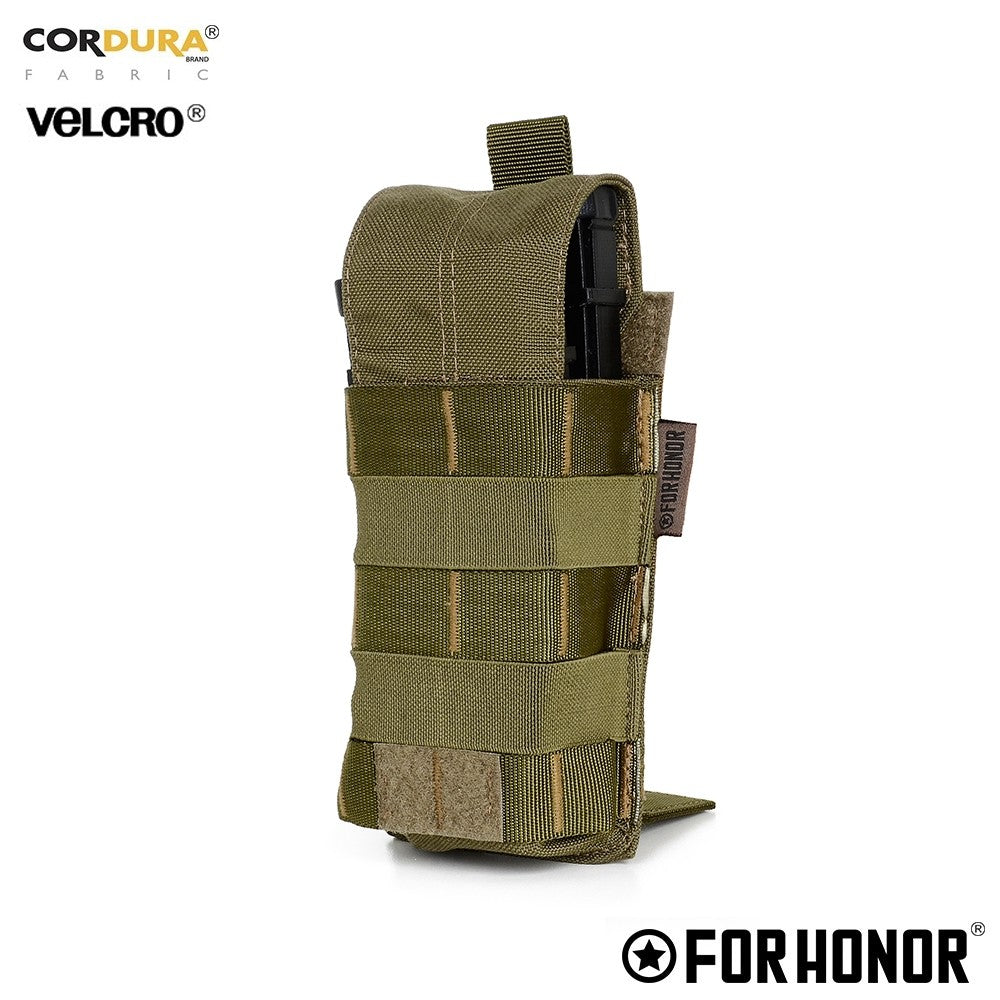 Porta Carregador de FUZIL SIMPLES COM ABA (5.56) - OLIVE DRAB