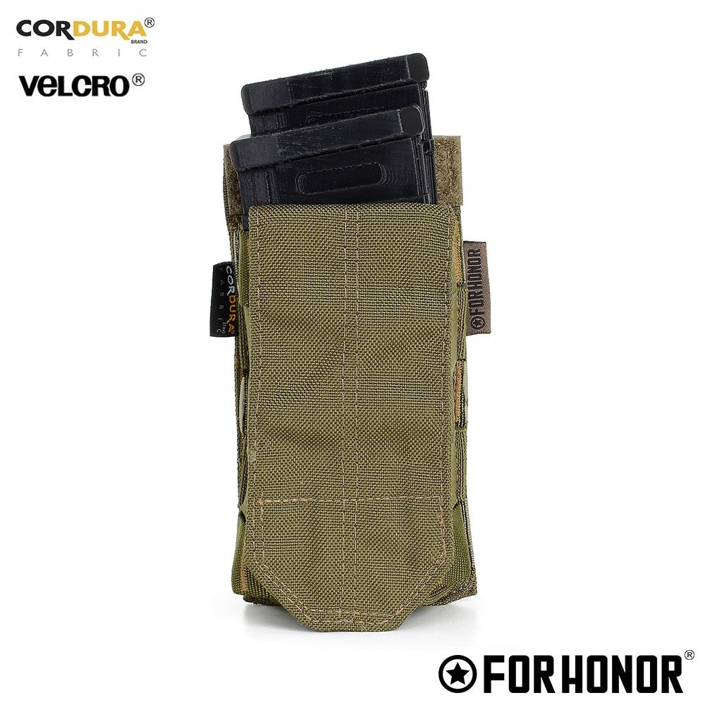 Porta Carregador de FUZIL SIMPLES COM ABA (5.56) - OLIVE DRAB