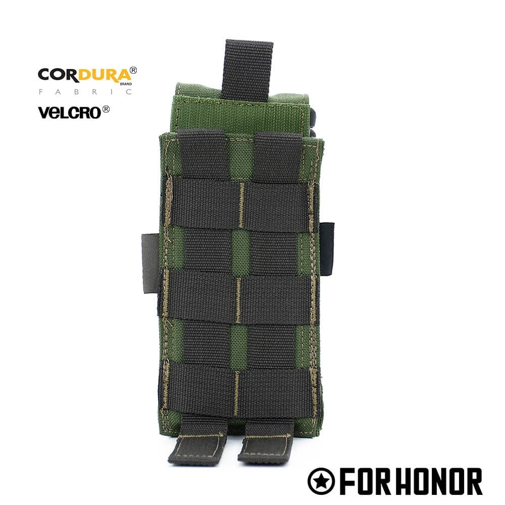 Porta Carregador de FUZIL SIMPLES COM ABA (5.56) - OLIVE GREEN