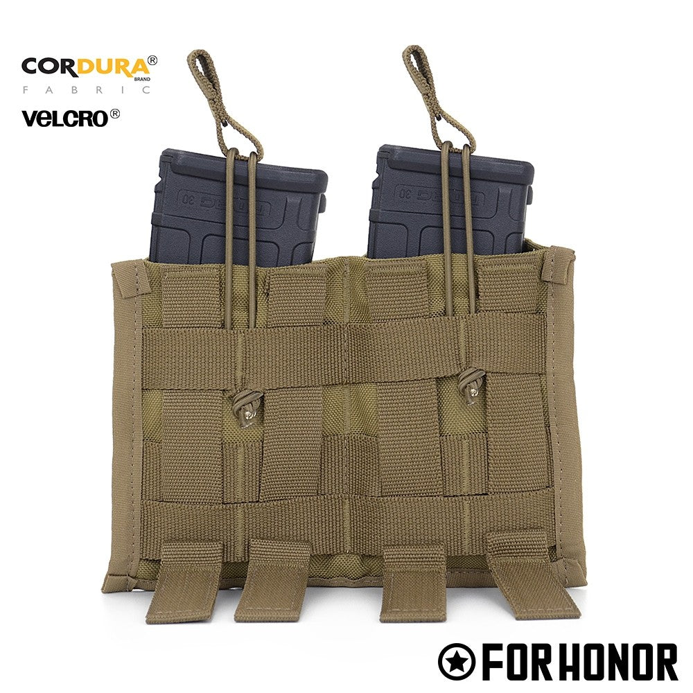 PORTA CARREGADOR FUZIL DUPLO - COYOTE