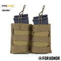 PORTA CARREGADOR FUZIL DUPLO - COYOTE