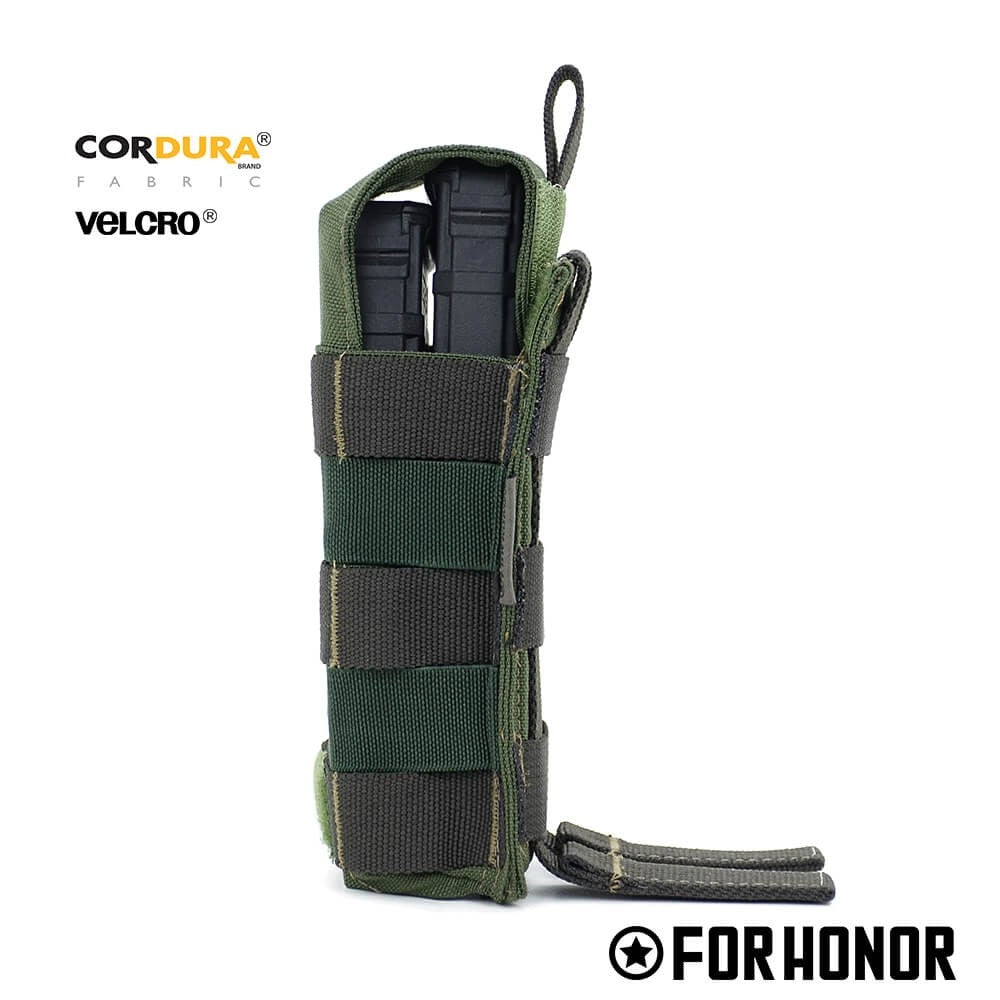 Porta Carregador de FUZIL SIMPLES COM ABA (5.56) - OLIVE GREEN