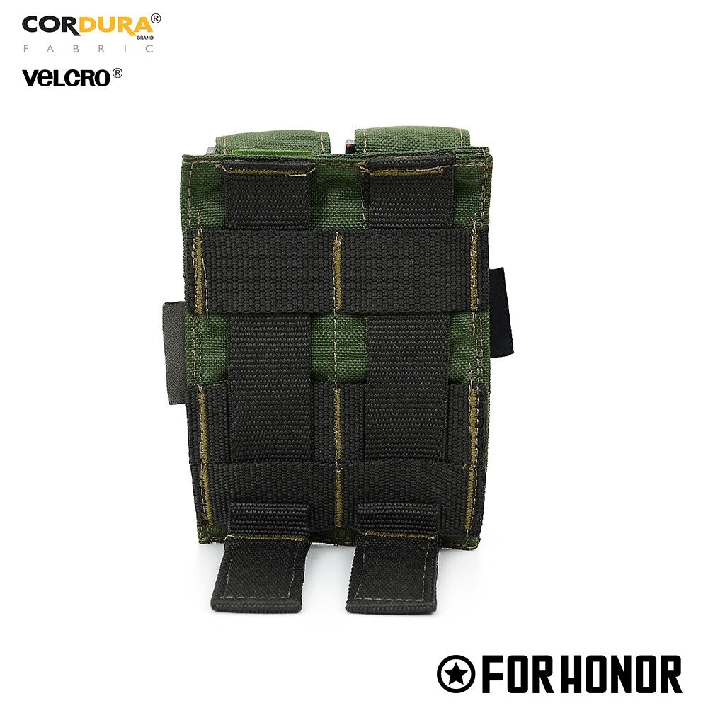PORTA CARREGADOR PISTOLA DUPLO - OLIVE GREEN