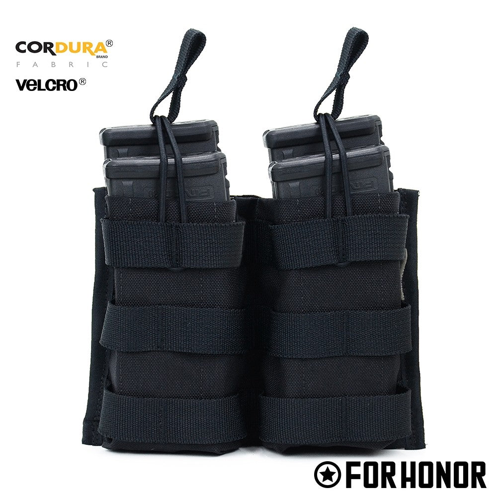 PORTA CARREGADOR FUZIL DUPLO - BLACK