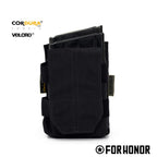PORTA CARREGADOR DE FUZIL SIMPLES COM ABA (7.62) - BLACK 