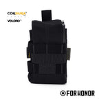 PORTA CARREGADOR DE FUZIL SIMPLES COM ABA (7.62) - BLACK 
