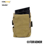 PORTA CARREGADOR DE FUZIL SIMPLES COM ABA (7.62) - COYOTE