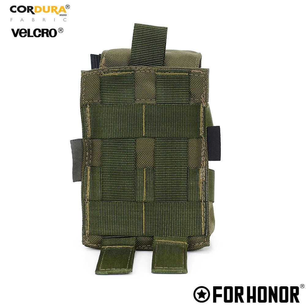 PORTA CARREGADOR DE FUZIL SIMPLES COM ABA (7.62) - OLIVE DRAB