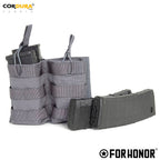 PORTA CARREGADOR FUZIL DUPLO  – CINZA BANDEIRANTE