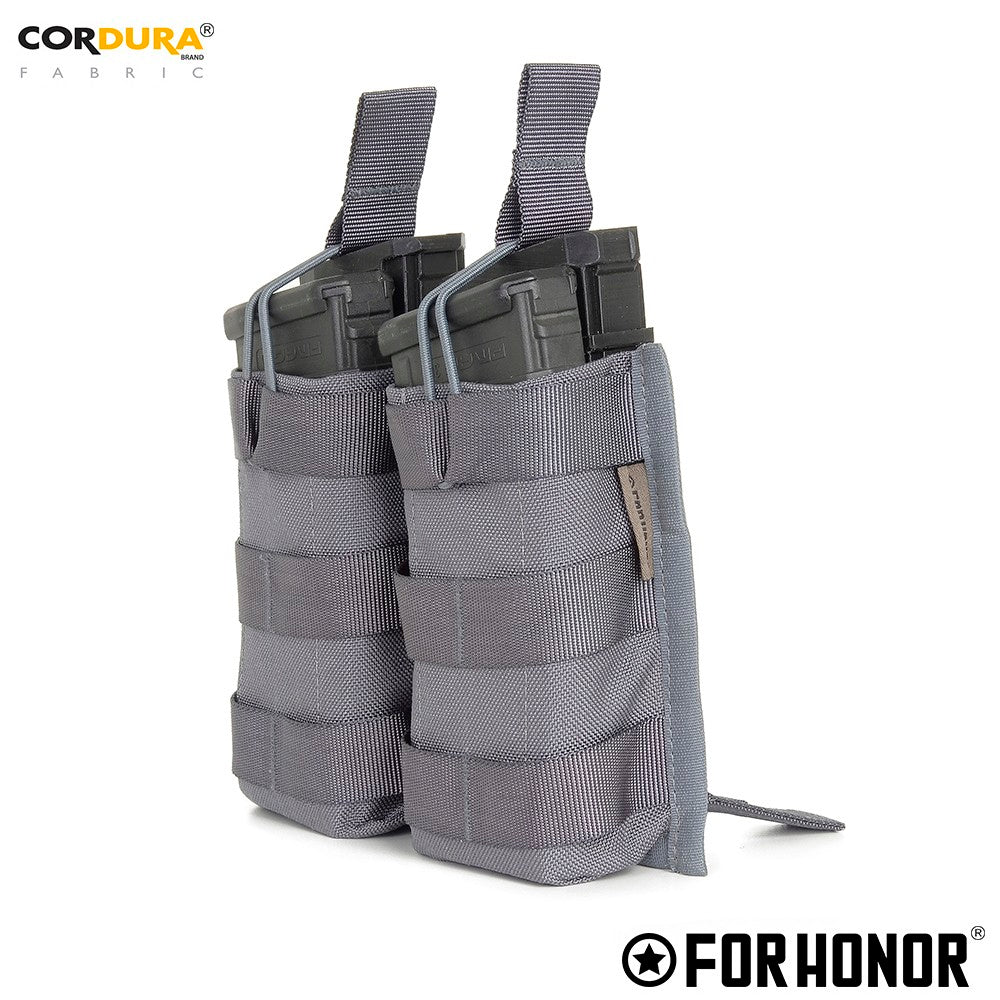 PORTA CARREGADOR FUZIL DUPLO  – CINZA BANDEIRANTE