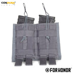 PORTA CARREGADOR FUZIL DUPLO  – CINZA BANDEIRANTE