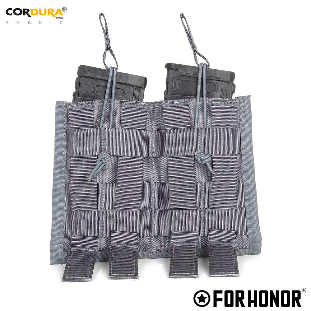 PORTA CARREGADOR FUZIL DUPLO  – CINZA BANDEIRANTE