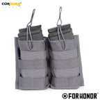PORTA CARREGADOR FUZIL DUPLO  – CINZA BANDEIRANTE