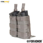 PORTA CARREGADOR FUZIL DUPLO – CINZA BRIGADA