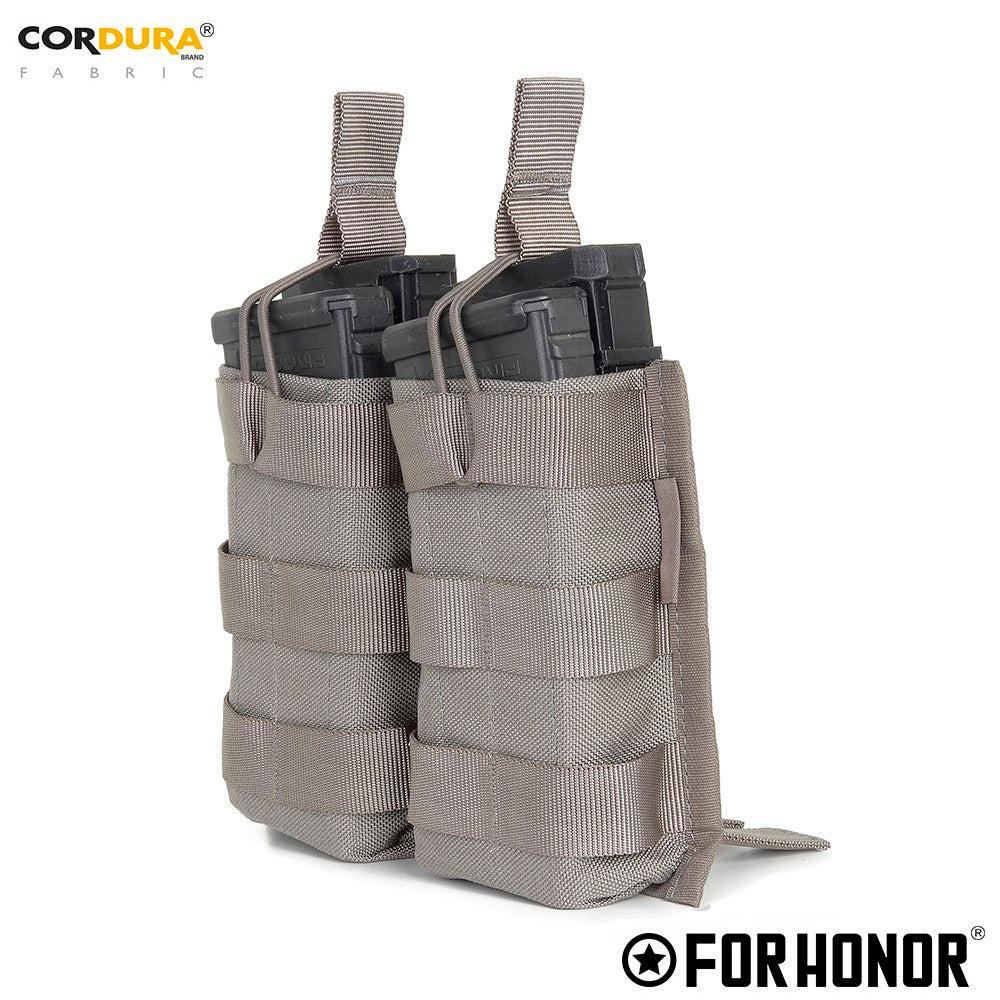 PORTA CARREGADOR FUZIL DUPLO – CINZA BRIGADA