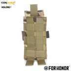 PORTA CARREGADOR DE FUZIL SIMPLES COM ABA (5.56) – CAMUFLADO MULTICAM