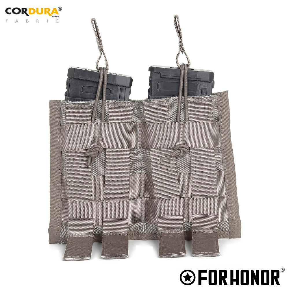 PORTA CARREGADOR FUZIL DUPLO – CINZA BRIGADA