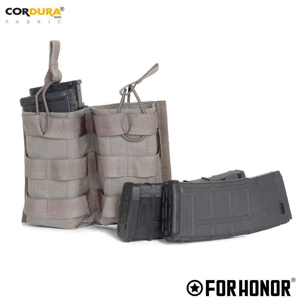PORTA CARREGADOR FUZIL DUPLO – CINZA BRIGADA