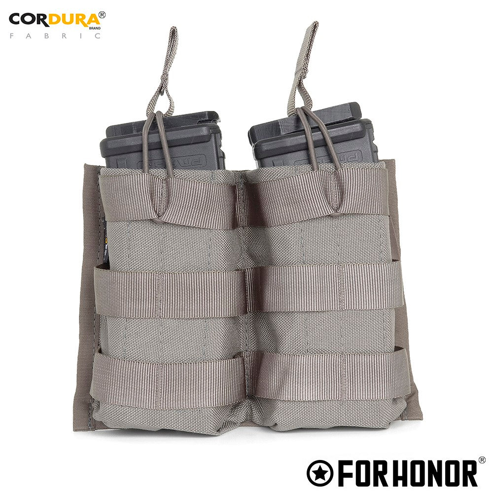 PORTA CARREGADOR FUZIL DUPLO – CINZA BRIGADA