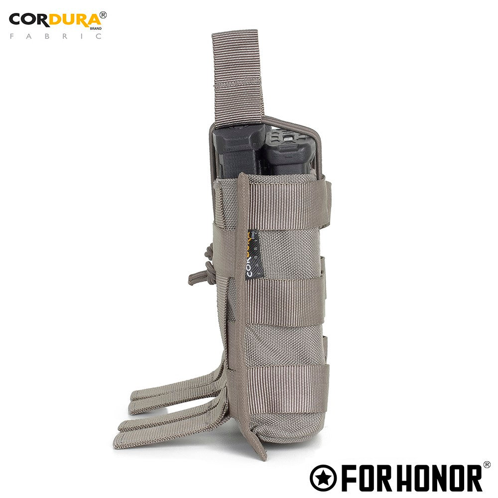 PORTA CARREGADOR FUZIL DUPLO – CINZA BRIGADA