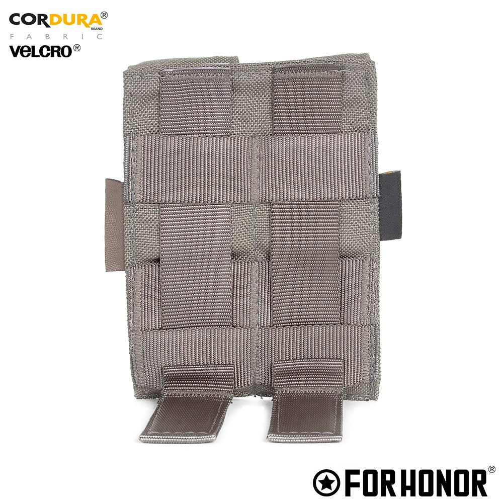 PORTA CARREGADOR PISTOLA DUPLO – CINZA BRIGADA