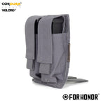 PORTA CARREGADOR PISTOLA DUPLO – CINZA BANDEIRANTE