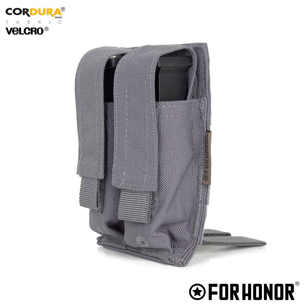 PORTA CARREGADOR PISTOLA DUPLO – CINZA BANDEIRANTE