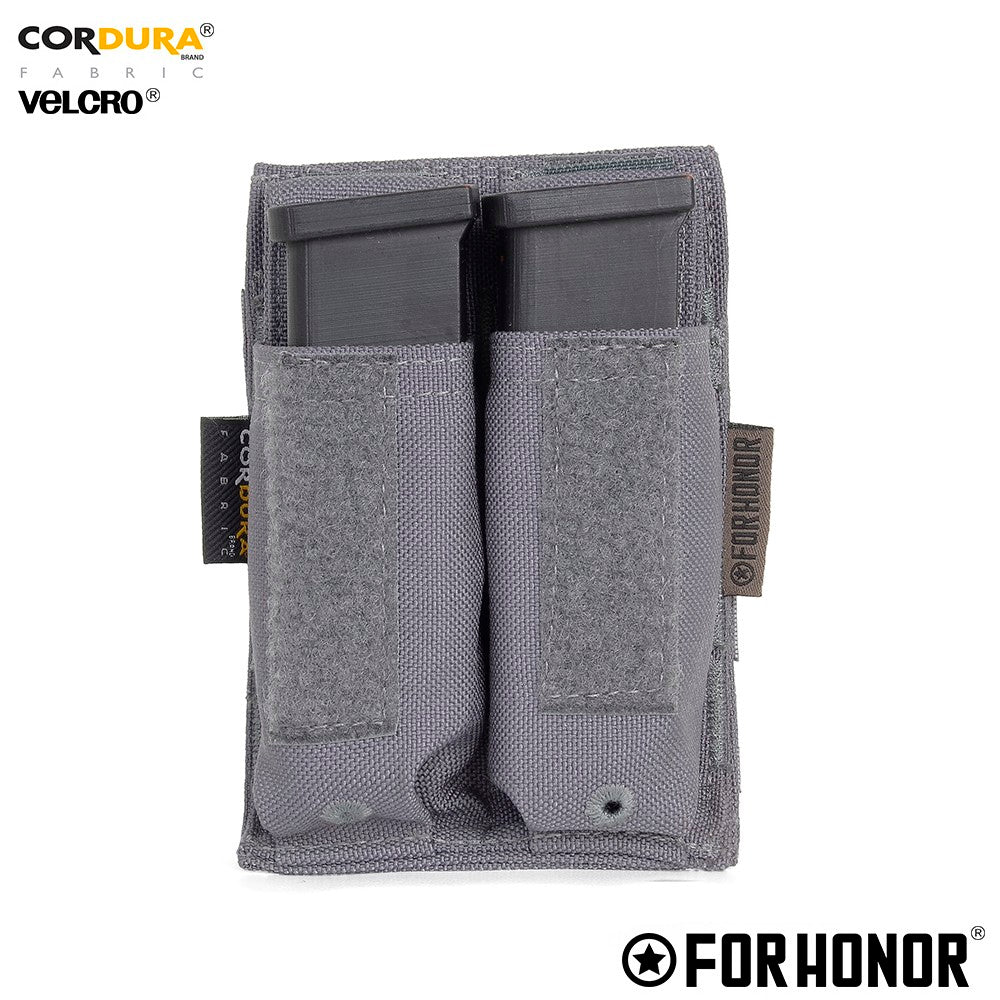PORTA CARREGADOR PISTOLA DUPLO – CINZA BANDEIRANTE