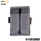 PORTA CARREGADOR PISTOLA DUPLO – CINZA BANDEIRANTE