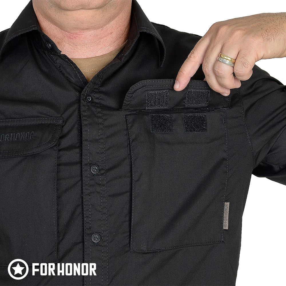 CAMISA TÁTICA C301/COR BLACK